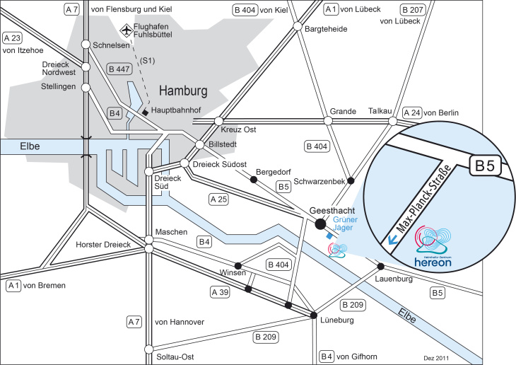 Foto: Hereon/allgemein Anreise zum Hereon aus Hamburg