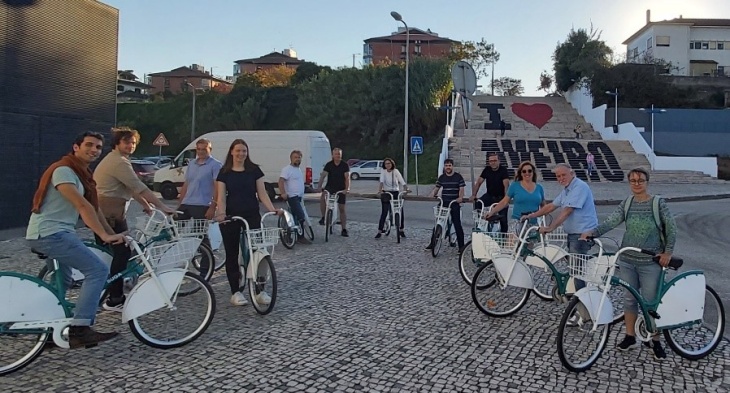 Vipcoat consortium meeting Aveiro Oct.12-15,2021 Bike tour 1