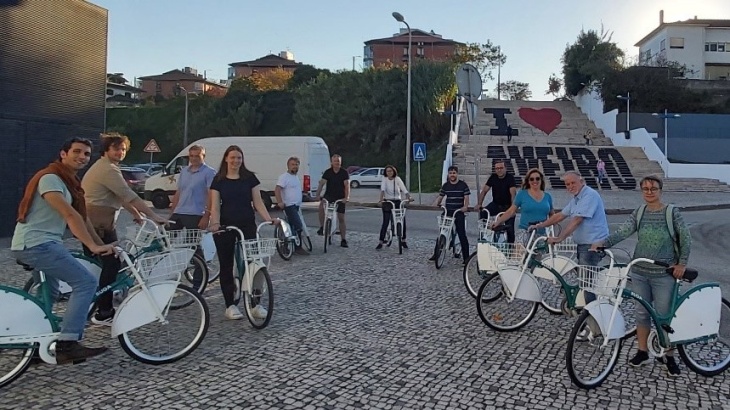 16zu9 Vipcoat consortium meeting Aveiro Oct.12-15,2021 Bike tour