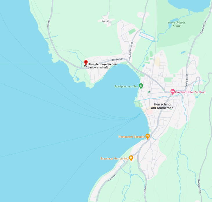 Map of Herrsching am Ammersee