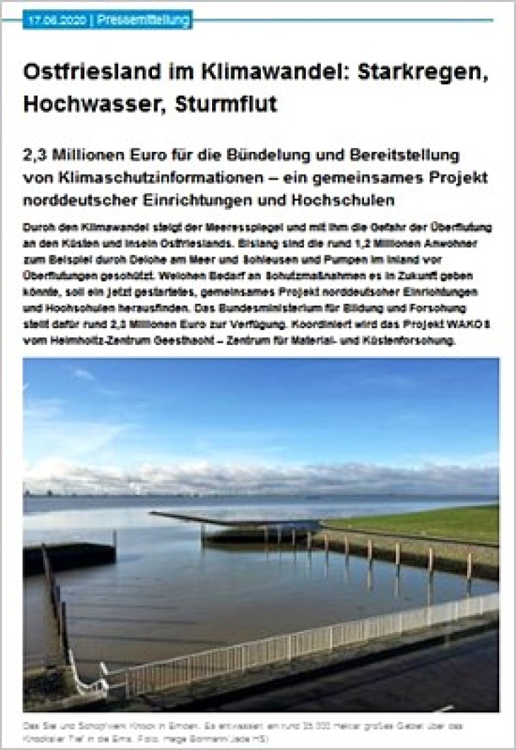 Screenshot Website hzg.de