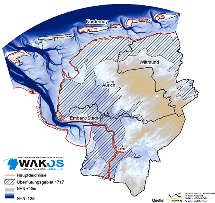 Grafik Wakos Modellregion